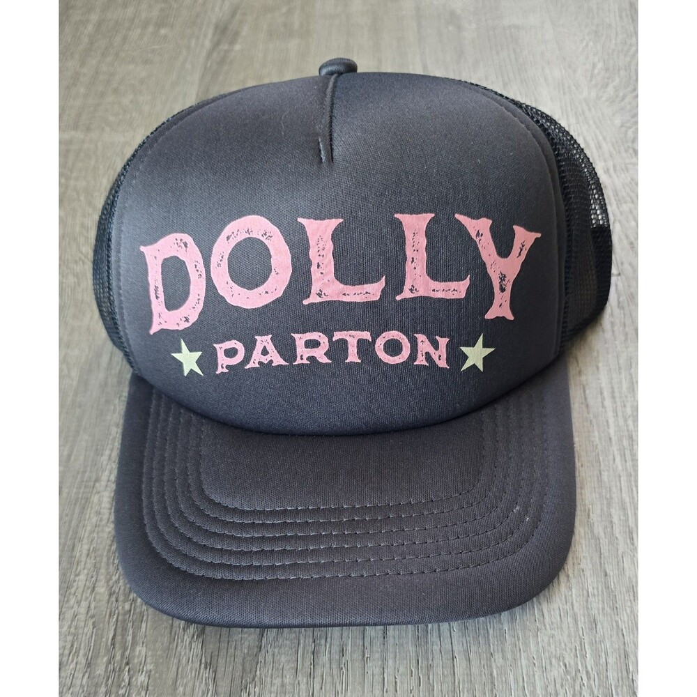 Dolly Parton Black/Pink  Adjustable Unisex Cap (NWT) licensed
